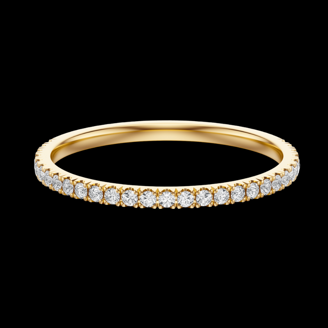 Serine Diamond Wedding Ring